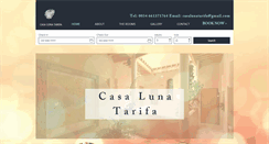 Desktop Screenshot of casalunatarifa.com